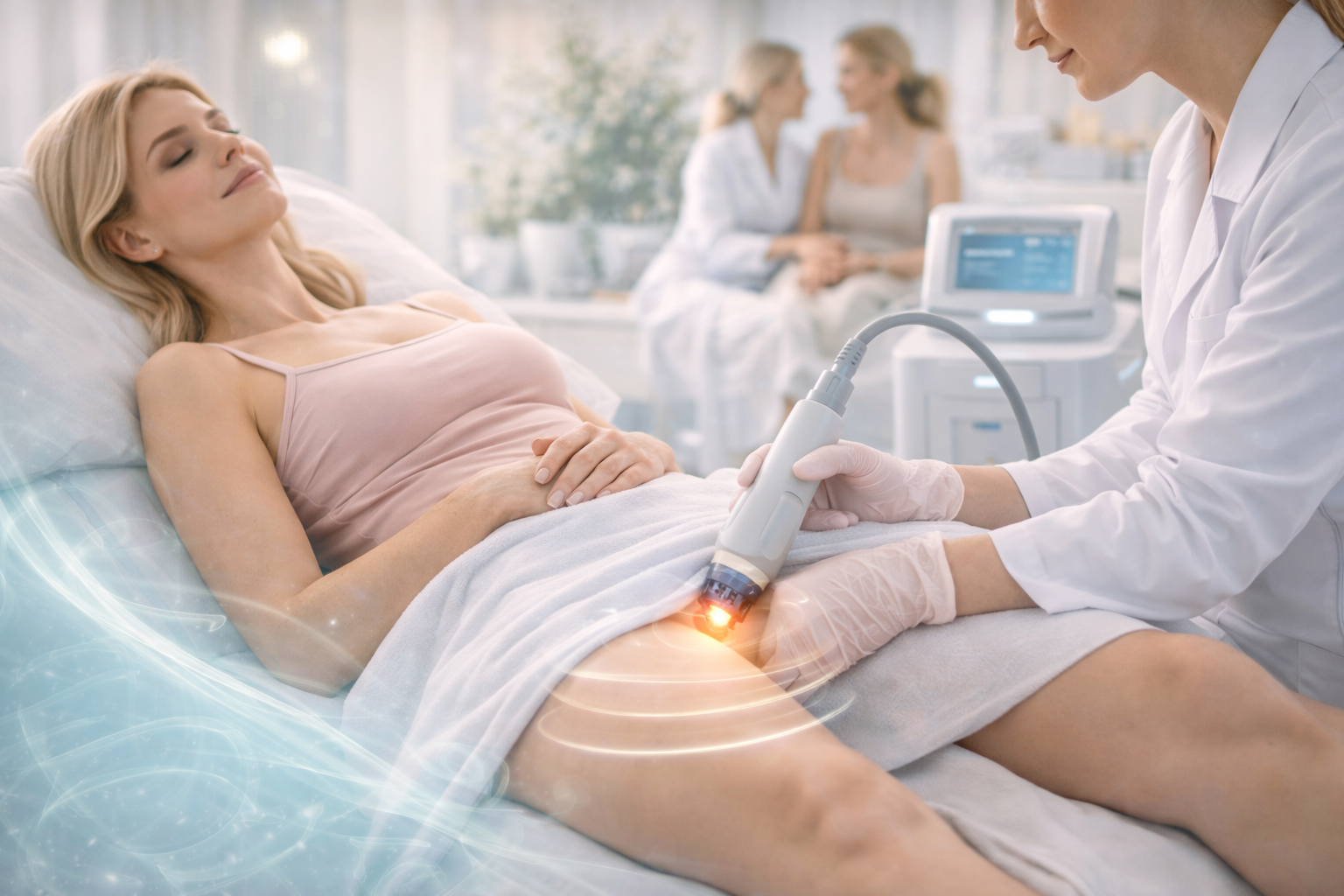 Illustration of Femiwand treatment areas